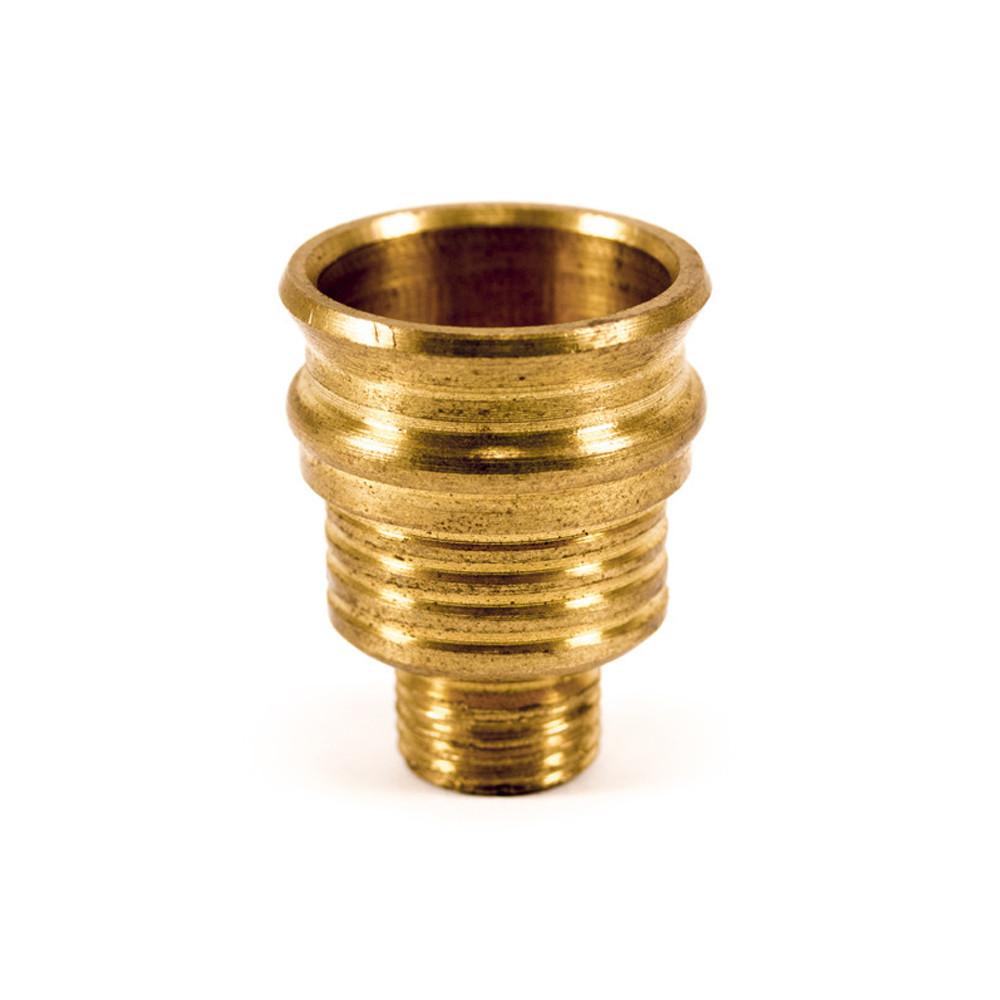 Small Brass Standard Screw-In Cone The Bong Shop