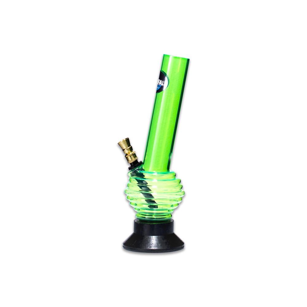 Acrylic Rim Bong - Blue Waterfall
