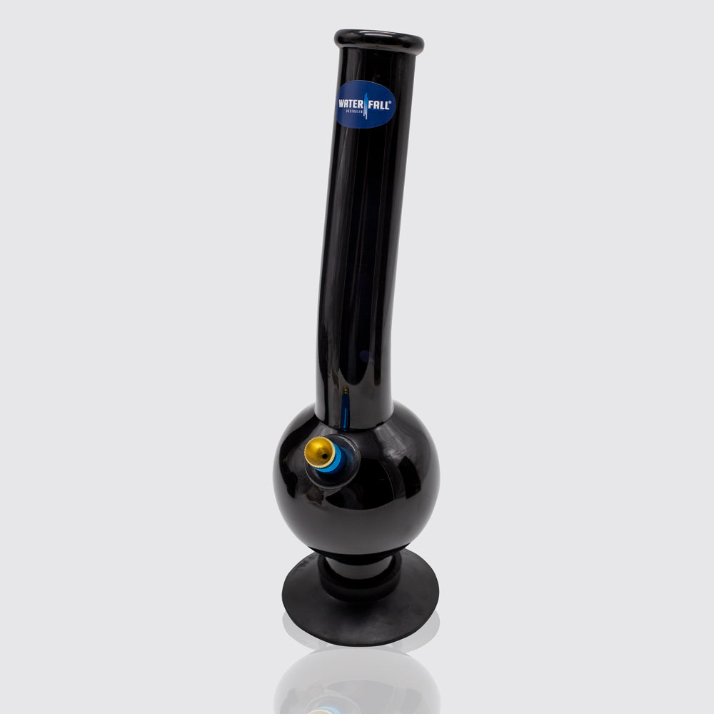 Eliminator Glass Bong - Black Waterfall