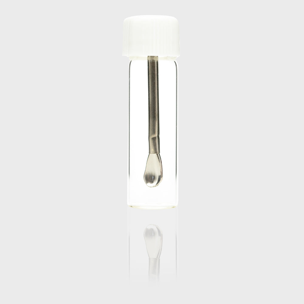 Glass Vial Snuff with Adjustable Spoon The Bong Shop