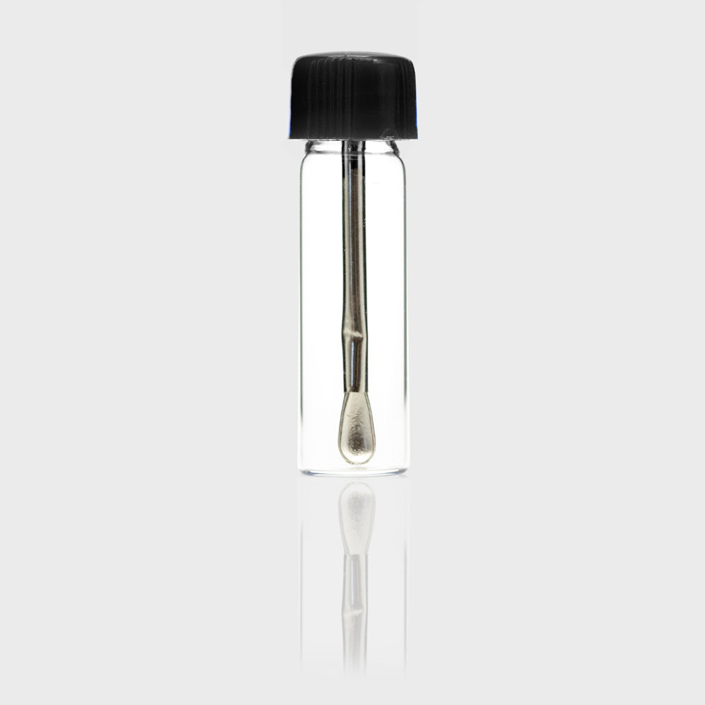 Glass Vial Snuff with Adjustable Spoon