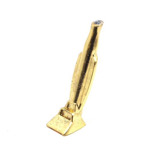 HOOVER SNORTER - BRASS (GOLD) The Bong Shop