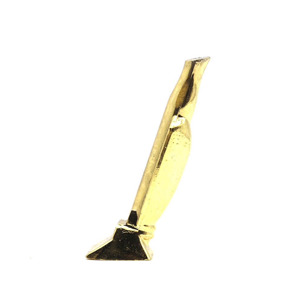 HOOVER SNORTER - BRASS (GOLD) The Bong Shop