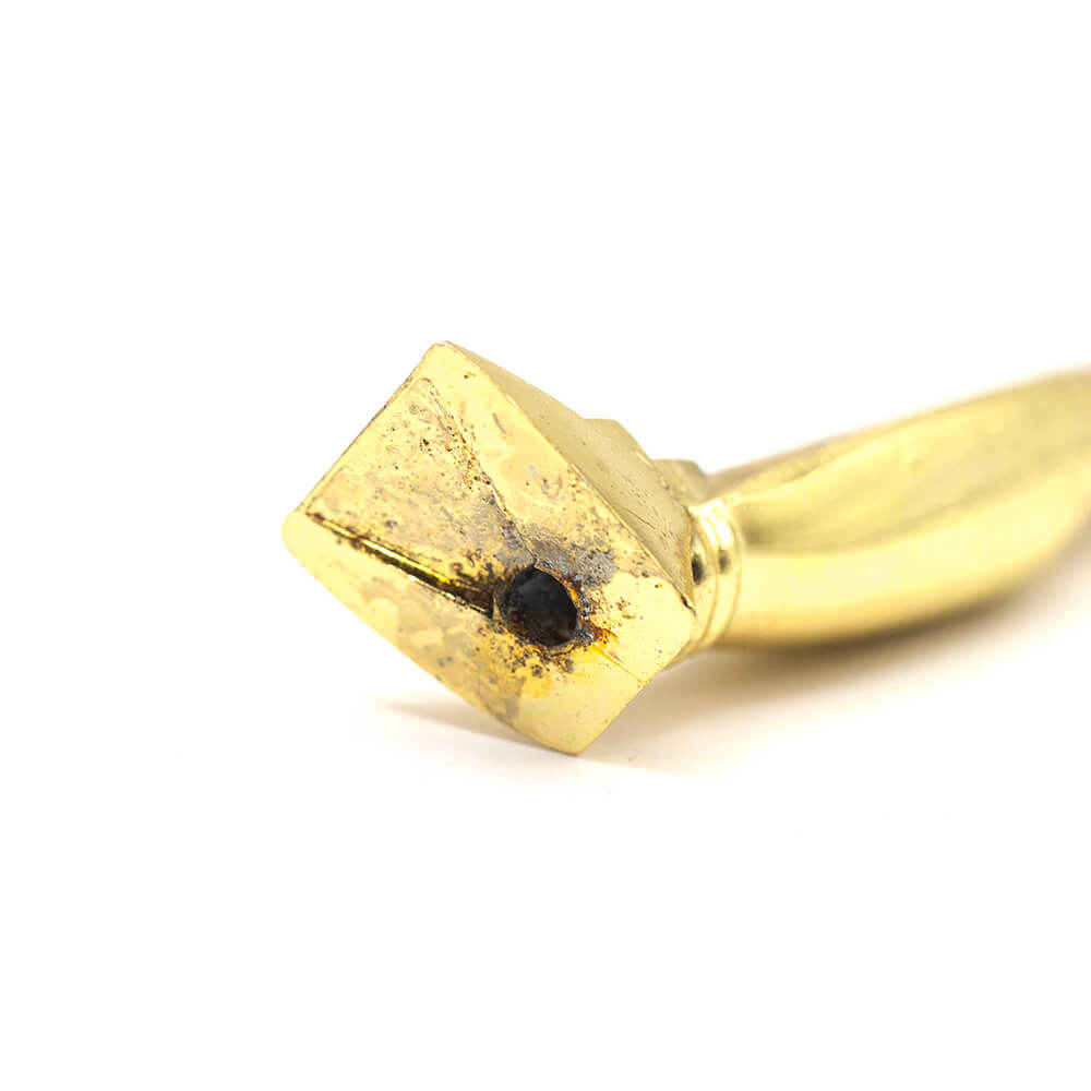 HOOVER SNORTER - BRASS (GOLD) The Bong Shop