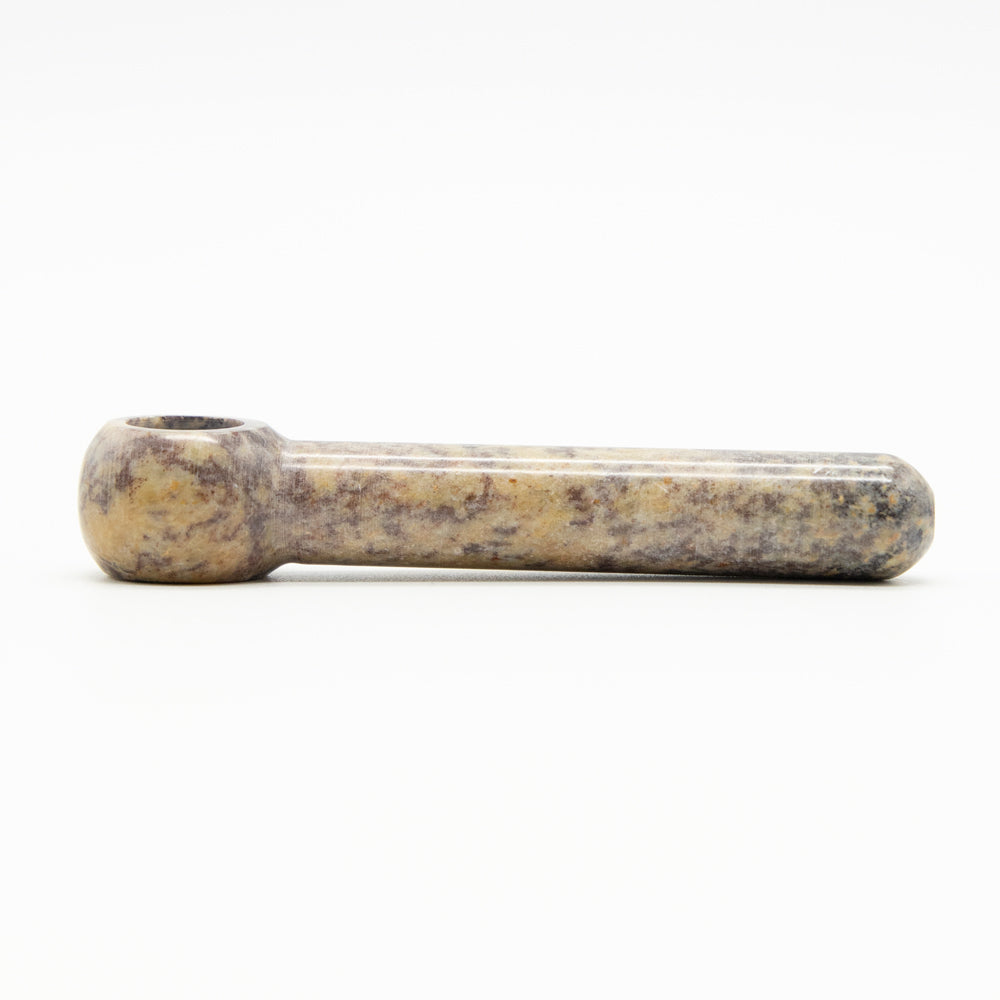 PIPE - SOAPSTONE 10CM CYLINDRICAL The Bong Shop