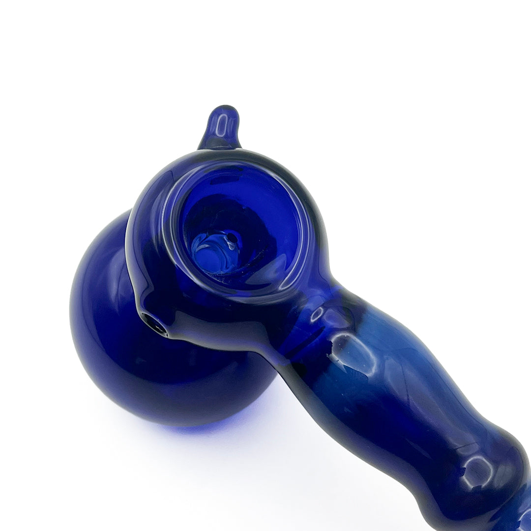 Cobalt Crusher Glass Hammer Pipe