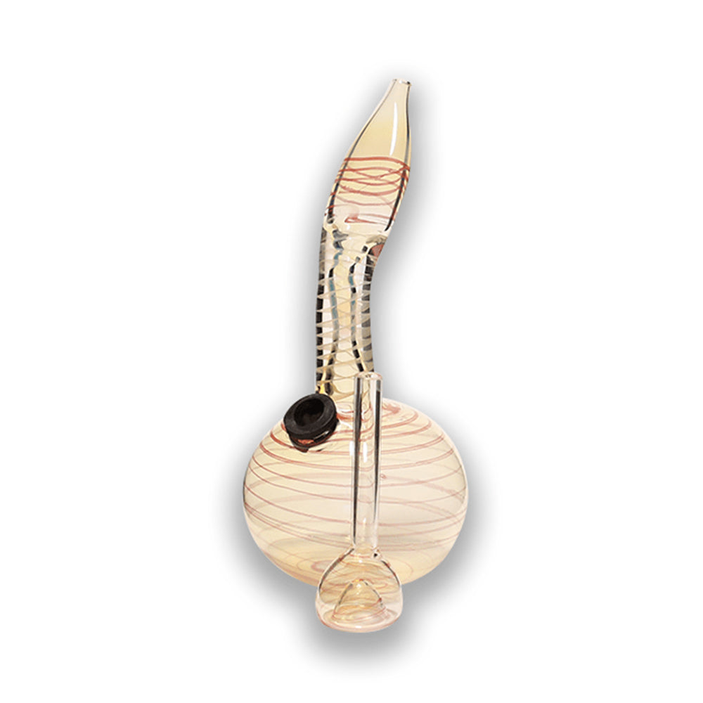 Mini Me Glass Bong (Red/White) The Bong Shop