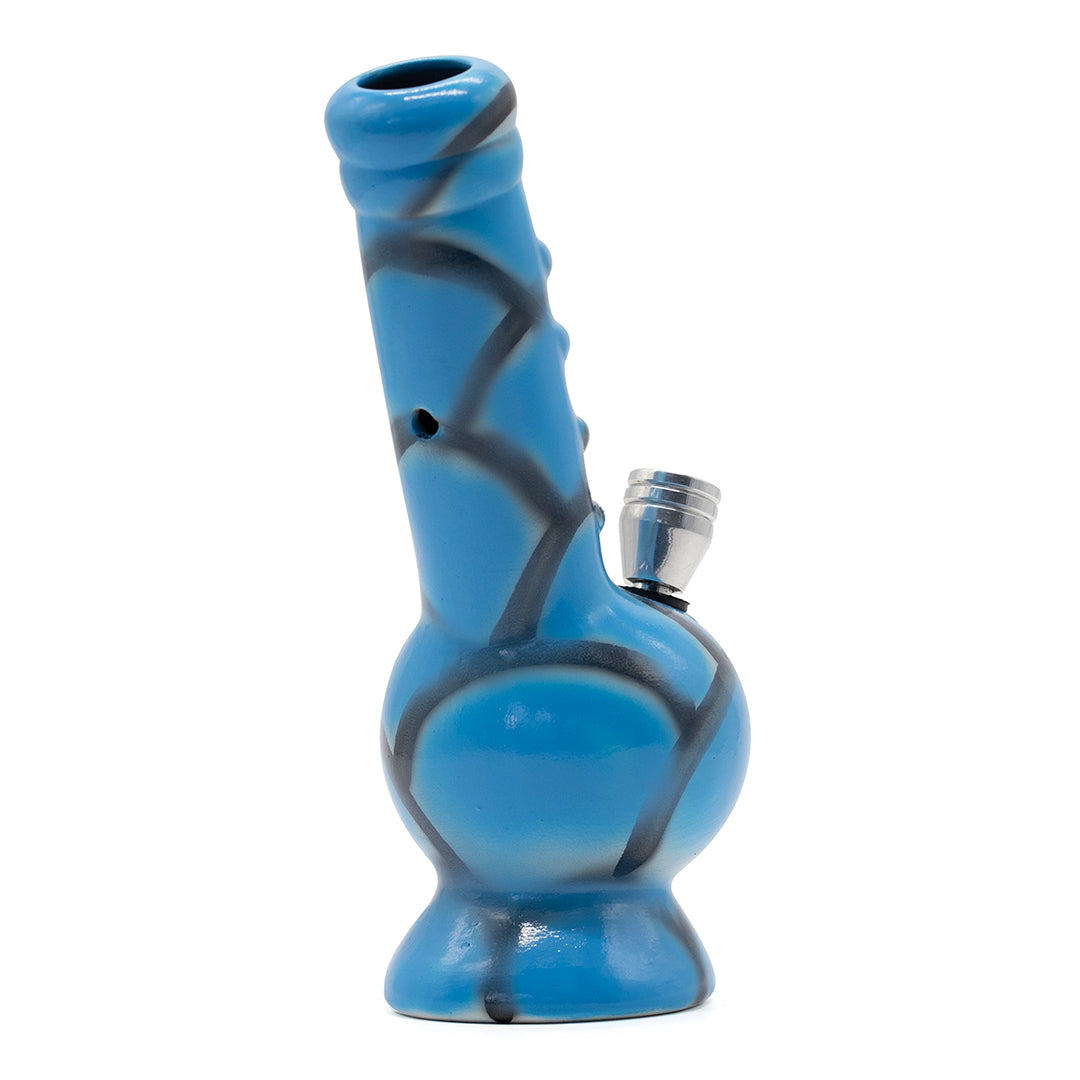 Bubble Ceramic Bong - Blue The Bong Shop