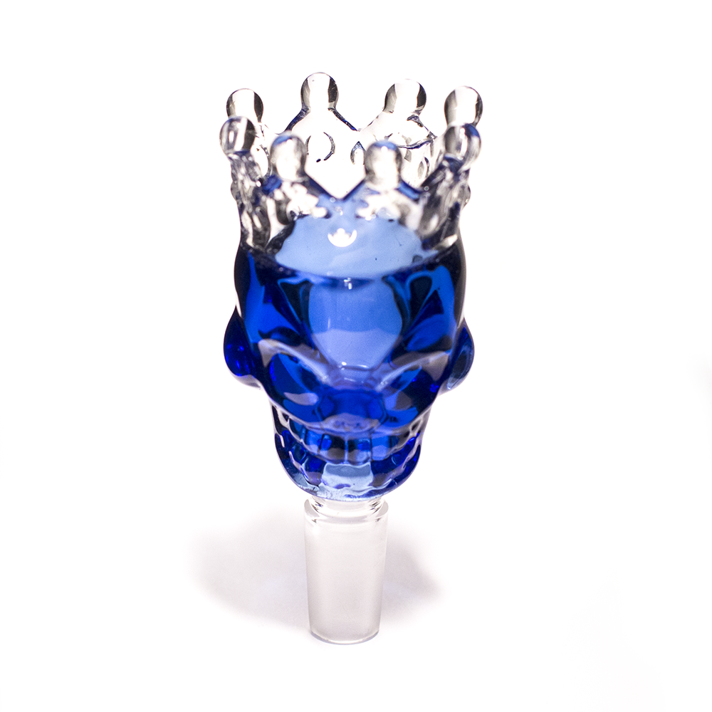 Crowned Skull Glass Cone The Bong Shop