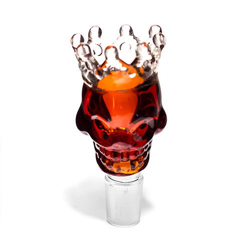 Crowned Skull Glass Cone The Bong Shop