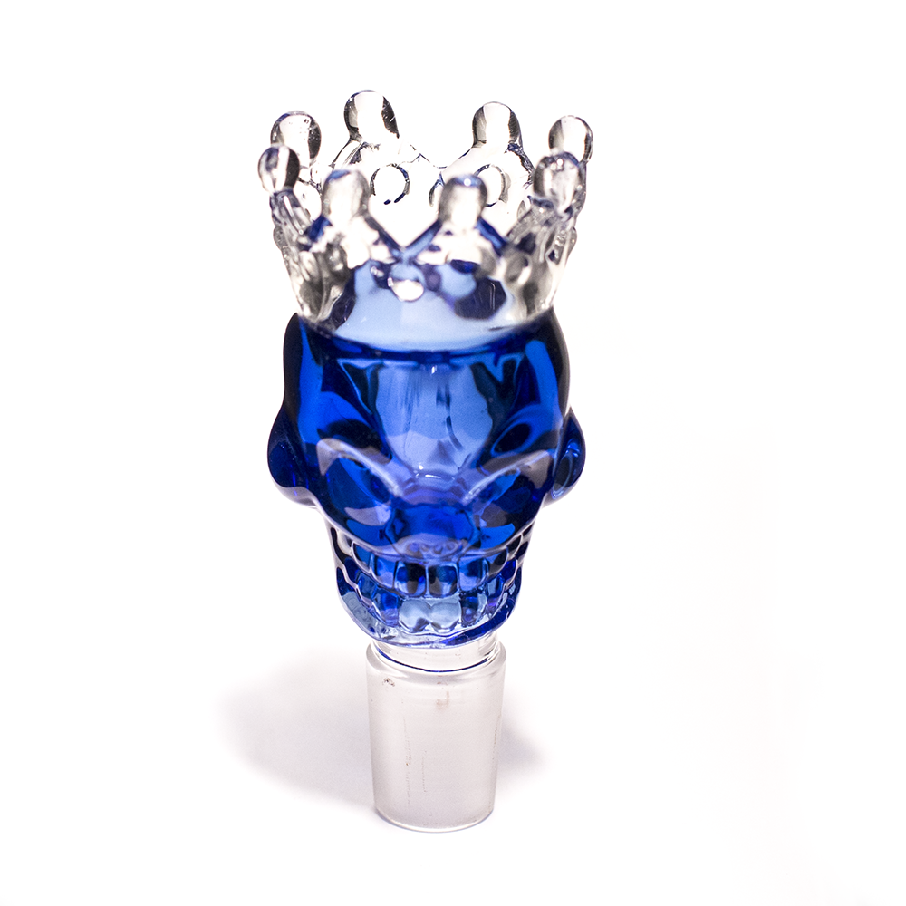 Crowned Skull Glass Cone The Bong Shop