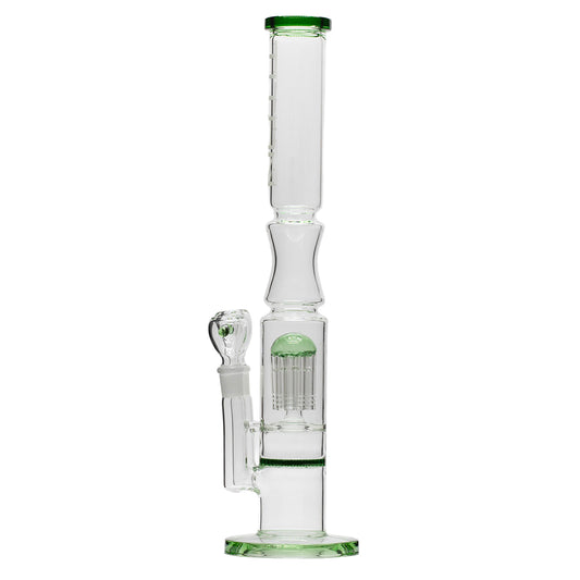 Titan Series Double Delta Glass Bong (Deluxe Wooden Box Edition)