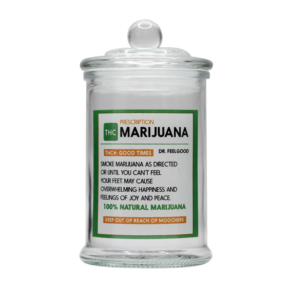 Badass Stash Jar - Prescription Marijuana (370ml) Badass