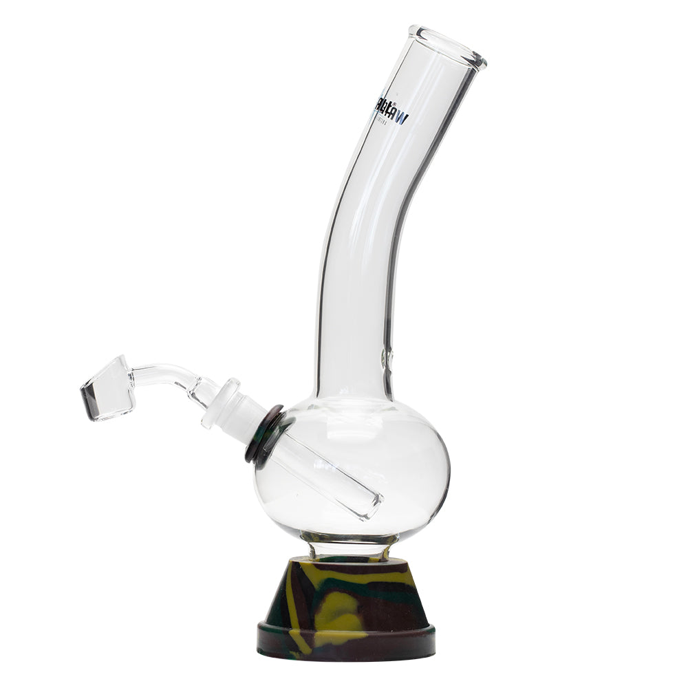 Waterfall Zap Squash Highbrid Series Glass Bong - Camo Waterfall