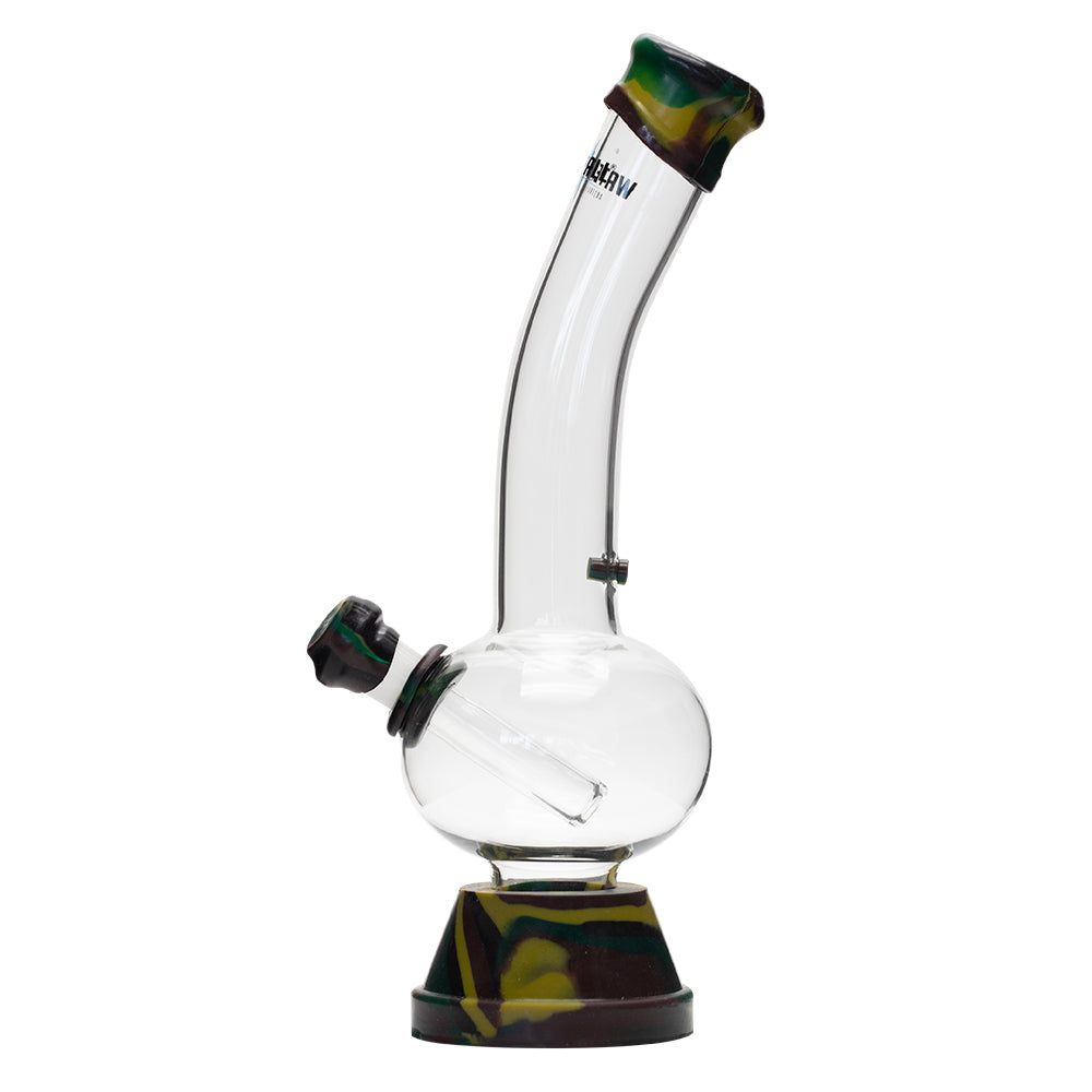 Waterfall Zap Squash Highbrid Series Glass Bong - Camo Waterfall