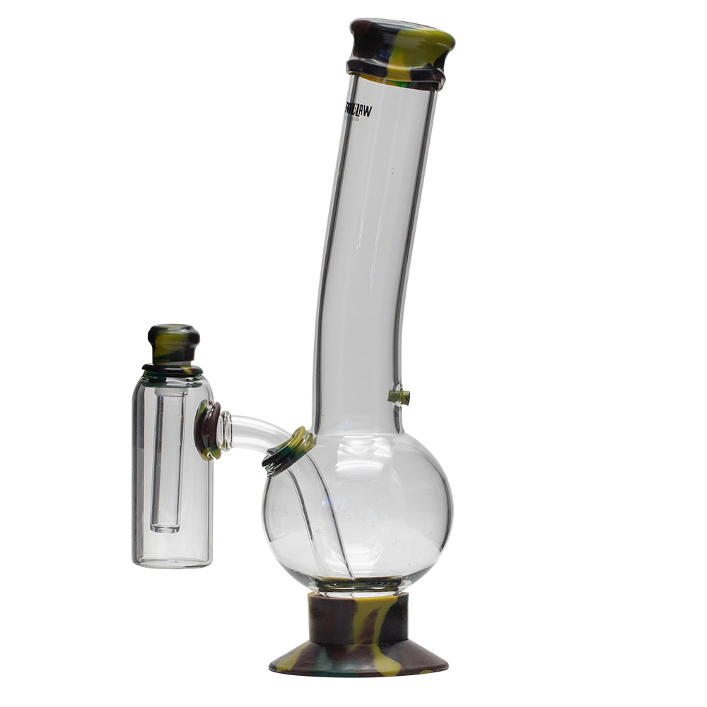 Waterfall Supernova Highbrid Series Glass Bong With Ash Catcher - Camo Waterfall