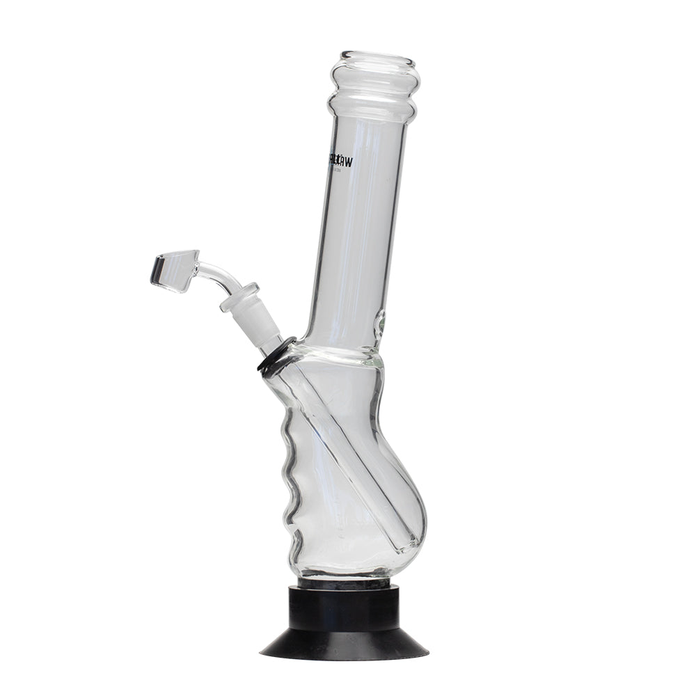 Waterfall Large Gripper Highbrid Series Glass Bong - Black Waterfall