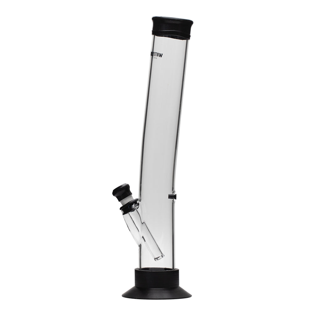 Waterfall Big Lips Highbrid Series Glass Bong - Black Waterfall