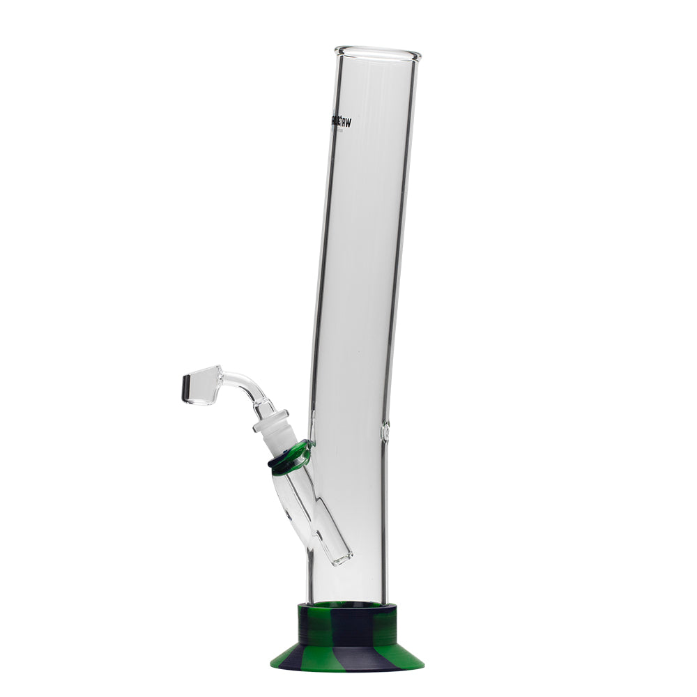 Waterfall Big Lips Highbrid Series Glass Bong - Green/Blue Waterfall