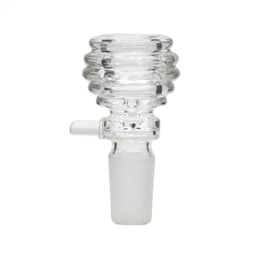 Glass Cone Large The Hive Clear 18mm with Straight Handle