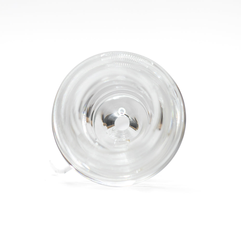 GLASS CONE LARGE THE HIVE CLEAR 18MM WITH STRAIGHT HANDLE