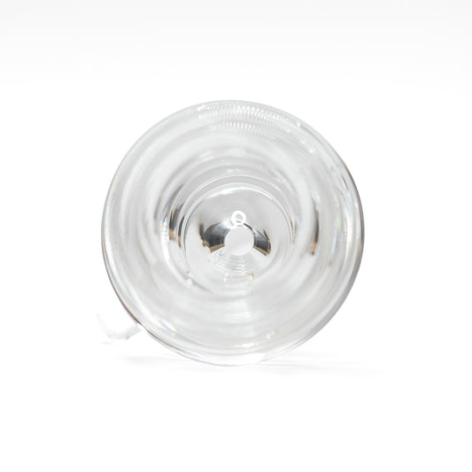 Glass Cone Large The Hive Clear 18mm with Straight Handle