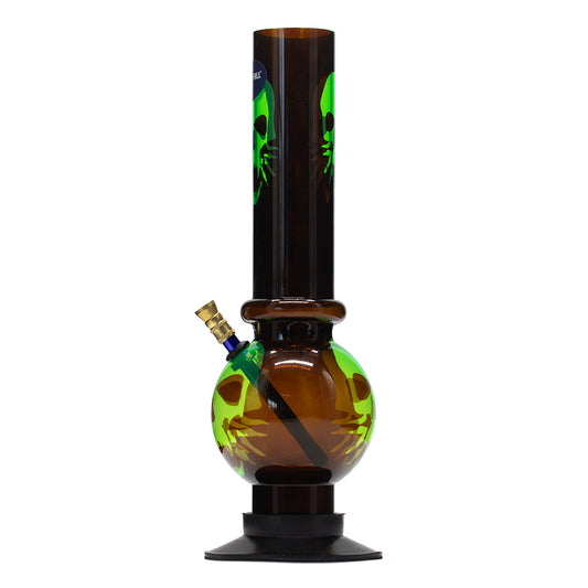 Acrylic Skull Bubble Bong with Ice Catcher