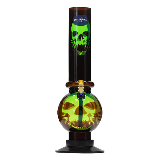 Acrylic Skull Bubble Bong with Ice Catcher
