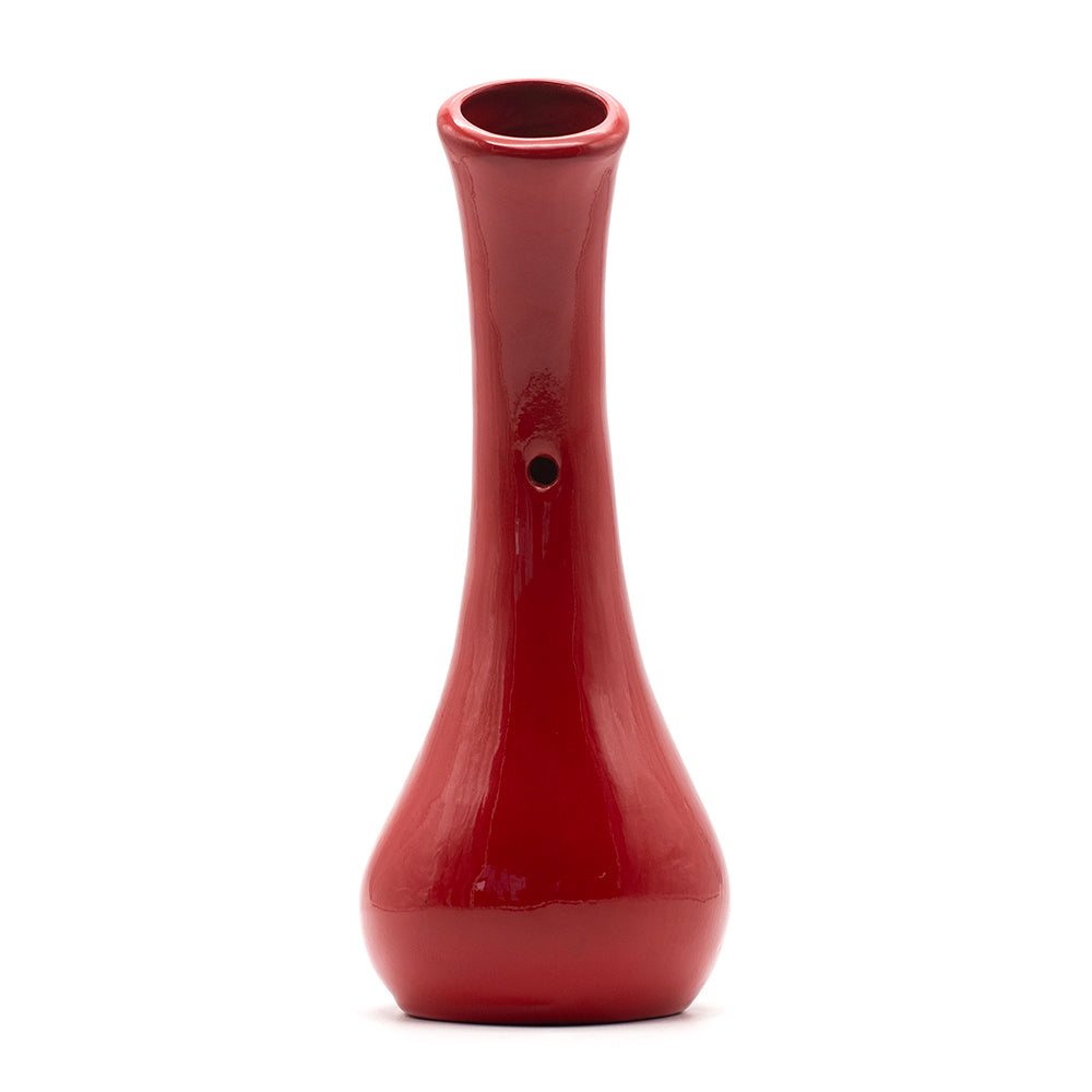Curved Beaker Ceramic Bong - Red The Bong Shop