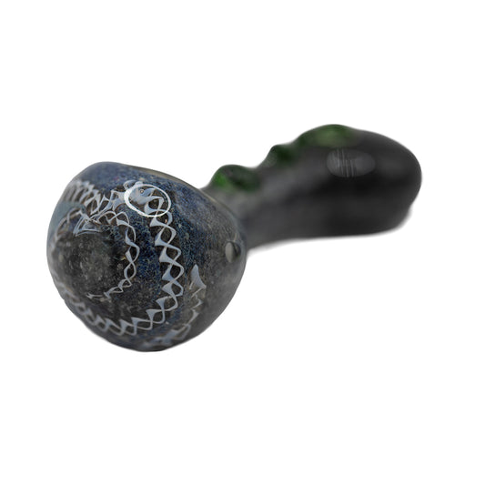 Glass Dry Pipe with Swirls