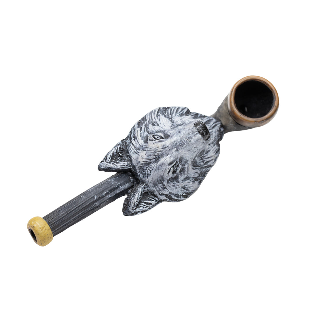 Walker Wolf Hand Crafted Dry Pipe