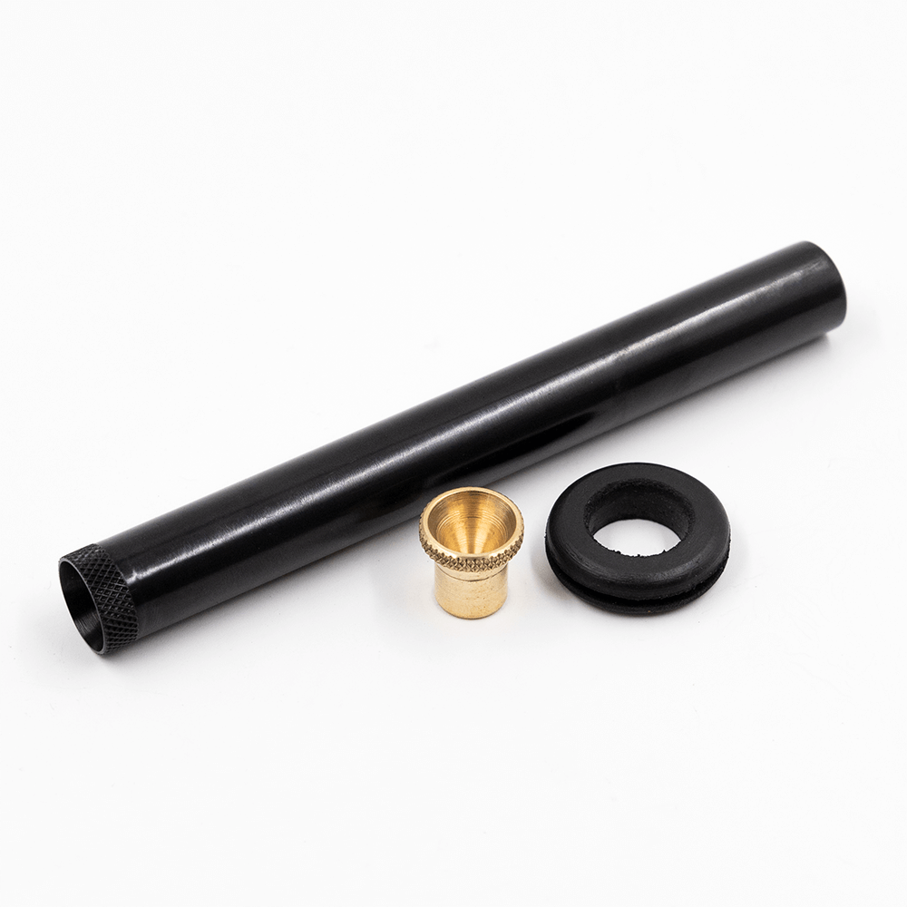 STEM KIT- 10cm BONZA ANOD W/BRASS SLIP-IN CONE AND COLLAR The Bong Shop