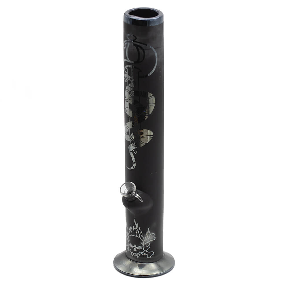 Skull Island Glass Bong - Black Planet X