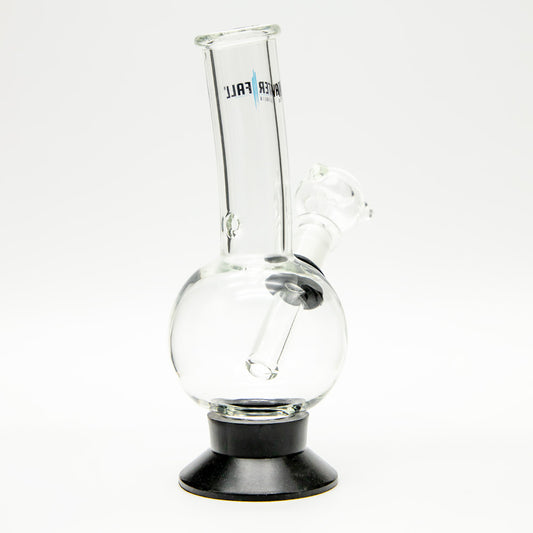 Exterminator Flat Base Deluxe Glass Bong Waterfall