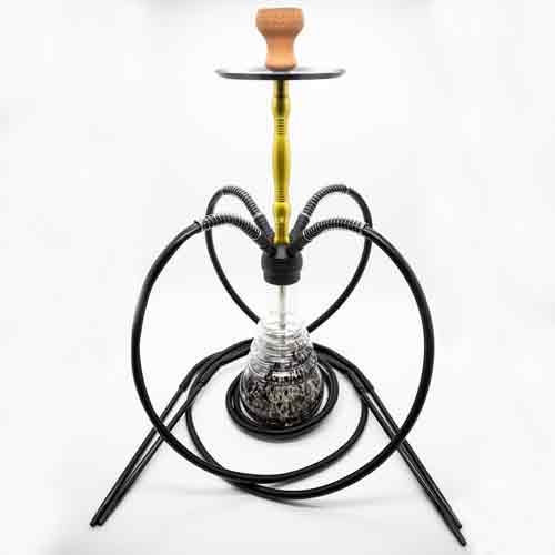 Speckle Glass Zinc Alloy Metal Hookah The Bong Shop
