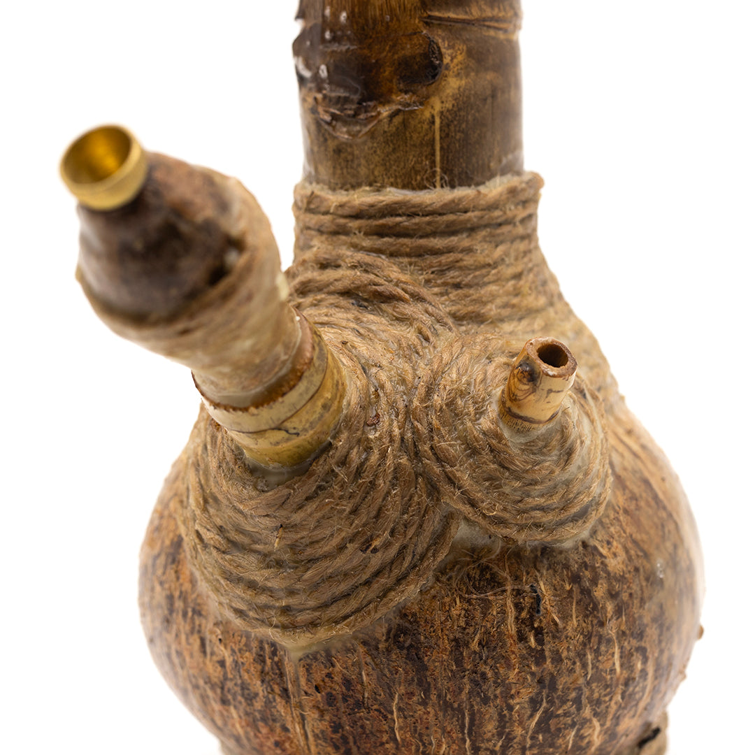 HUNI PIPES - CHALICE - BAMBOO & COCONUT BONG Huni Pipes