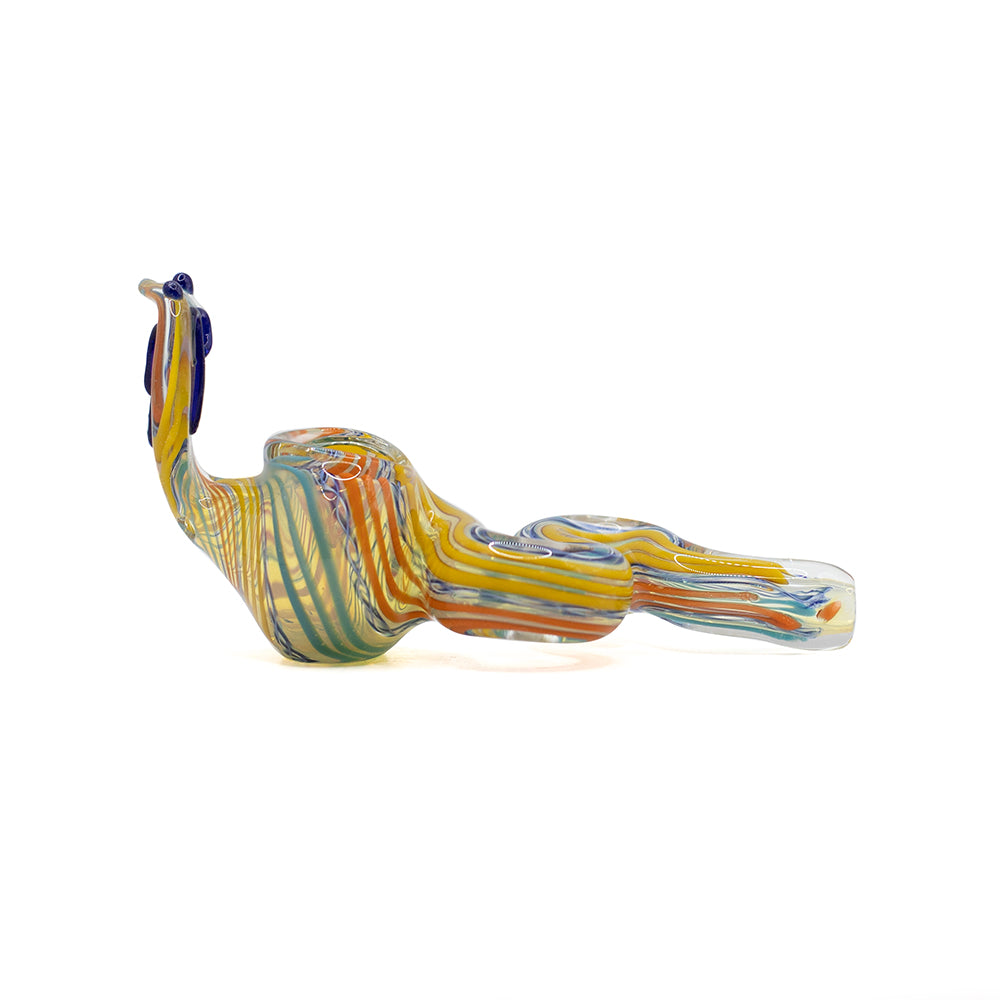 Glass Animal Cobra Pipe - Multicolour