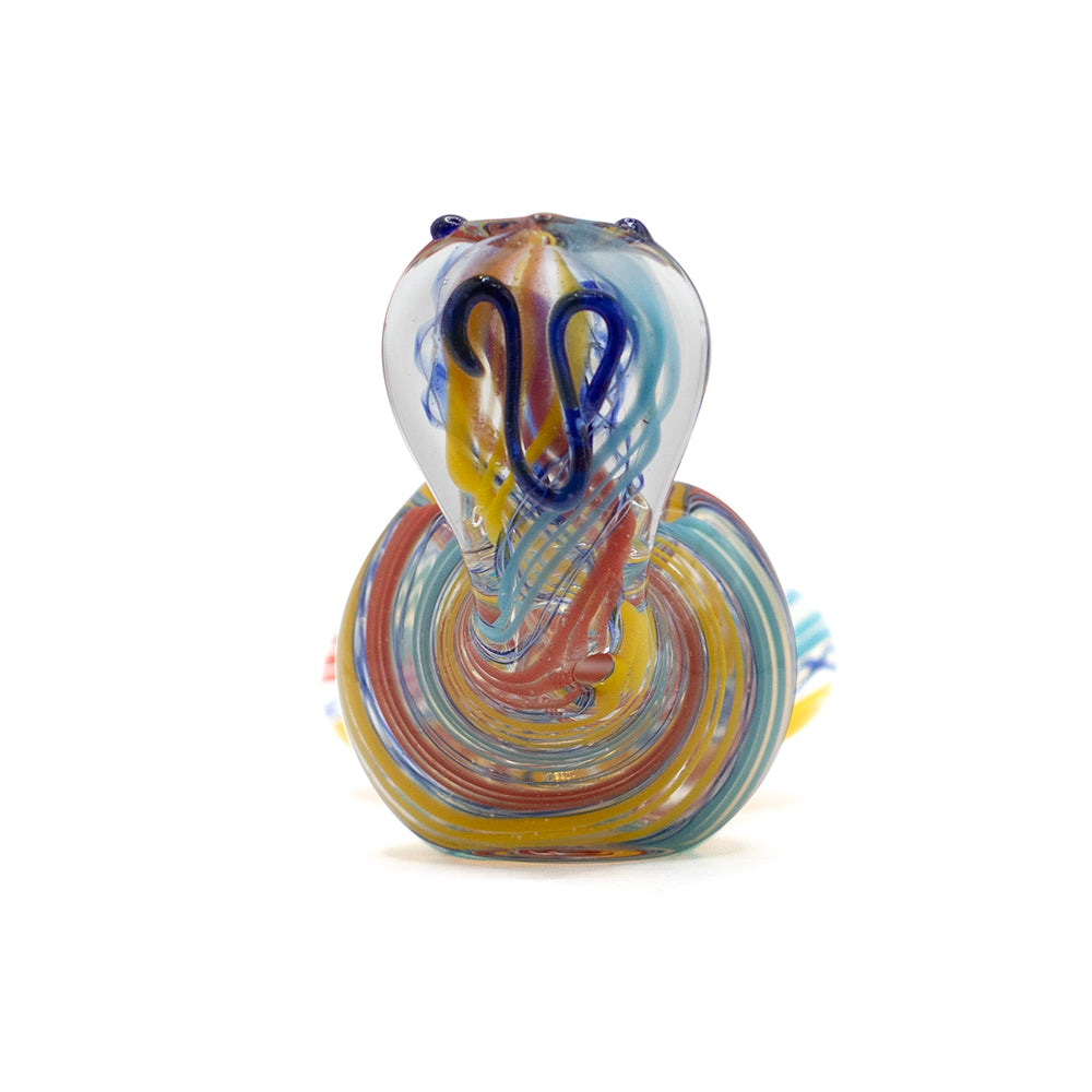 Glass Animal Cobra Pipe - Multicolour