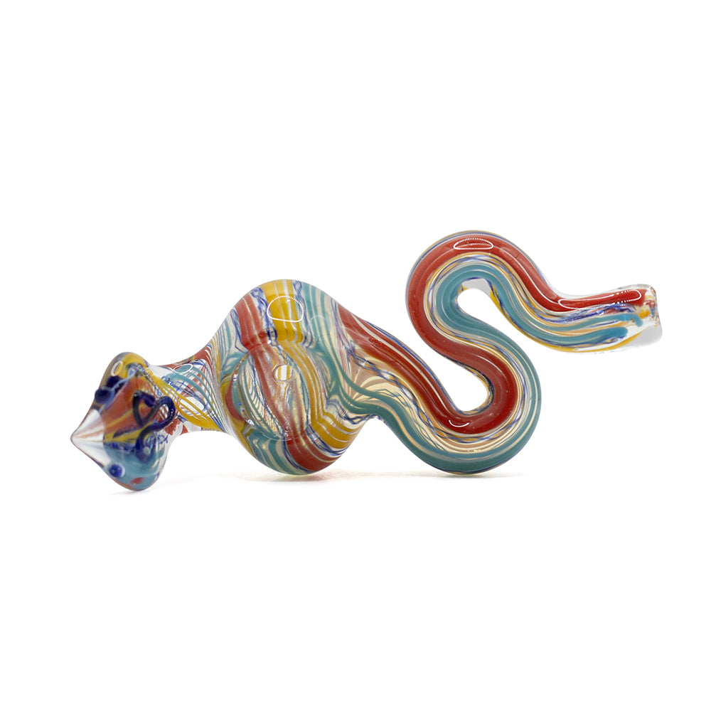 Glass Animal Cobra Pipe - Multicolour
