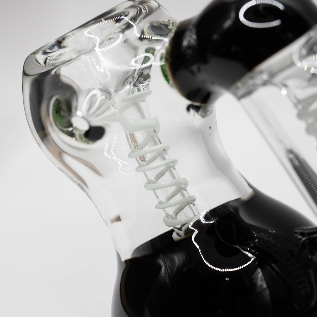 Bone Rattle Glass Bubbler