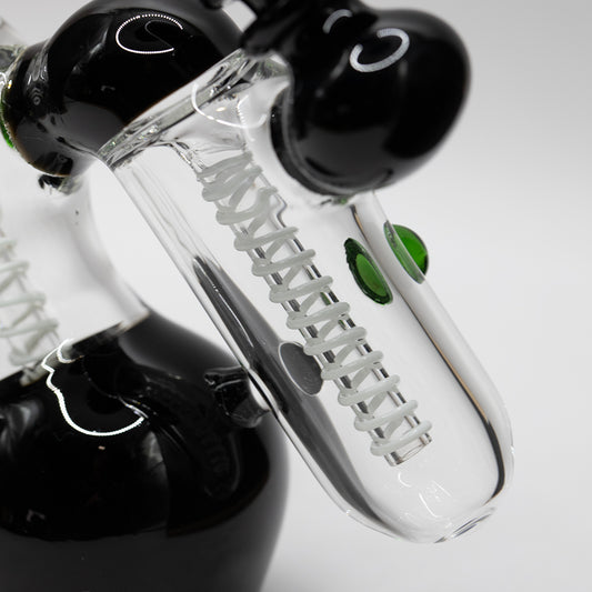 Bone Rattle Glass Bubbler
