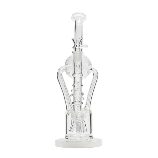 Distiller-Thriller Glass Bong - White