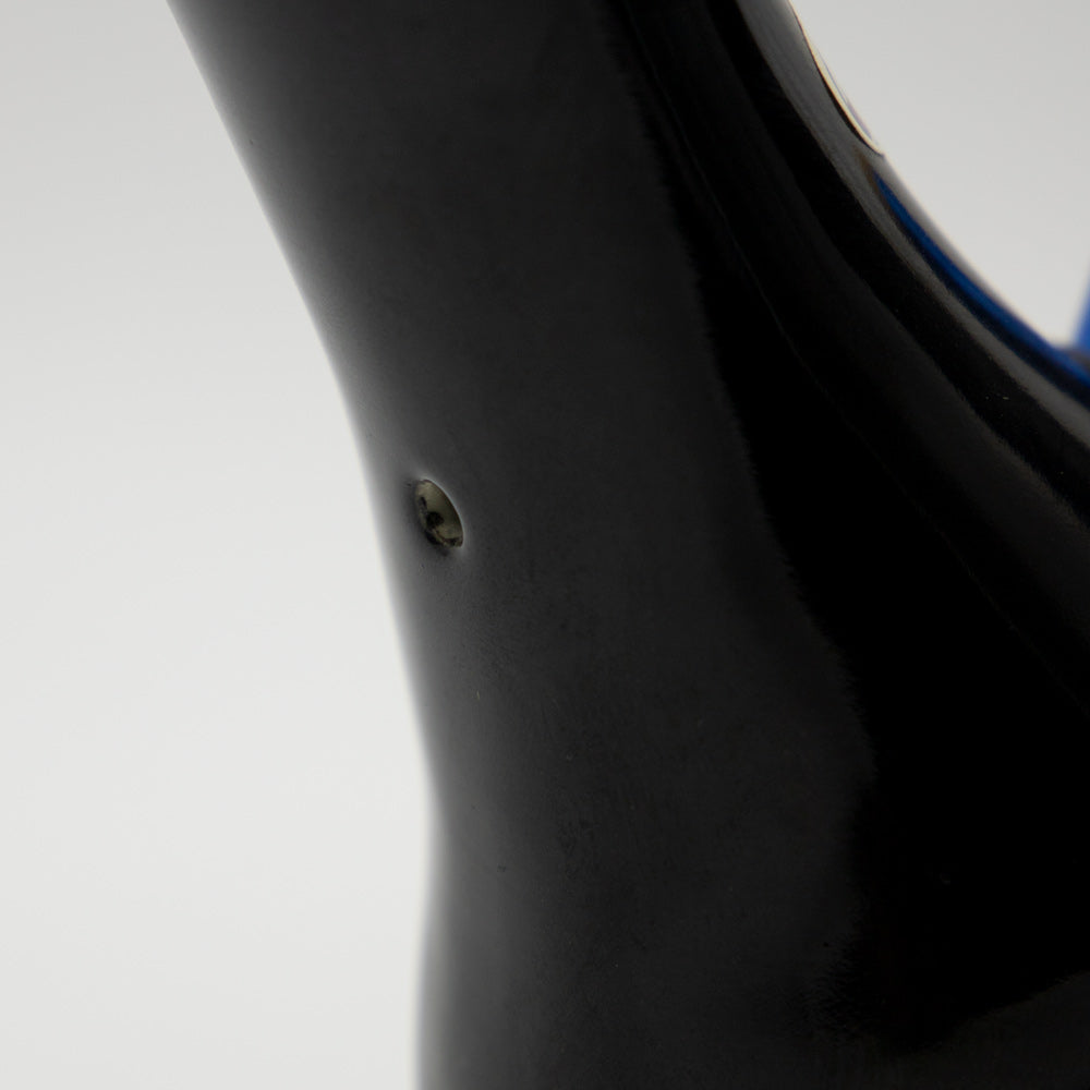 Molten Ceramic Bong - Black (Gold Leaf) The Bong Shop