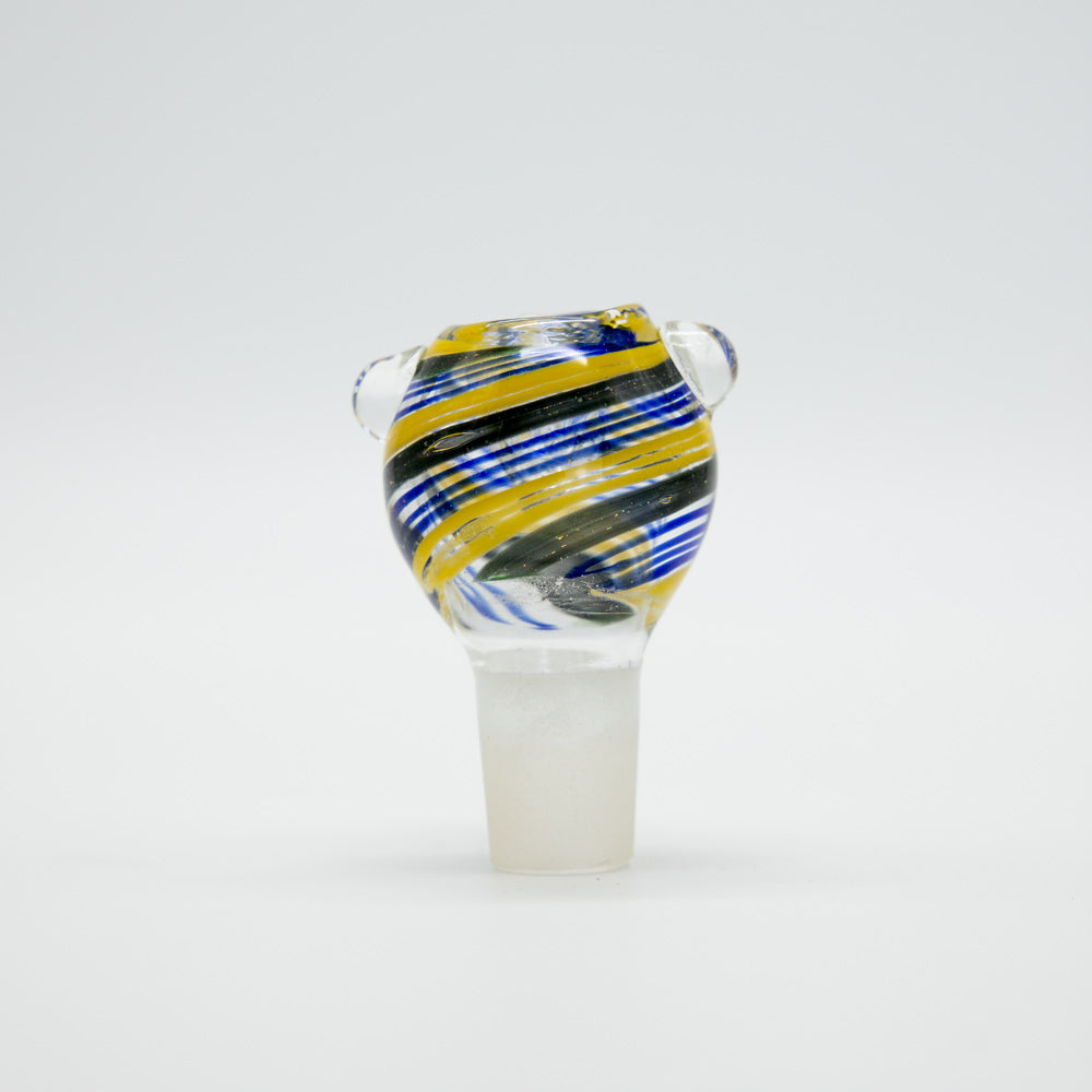 Inside Out Glass Cone - Blue (18mm) The Bong Shop