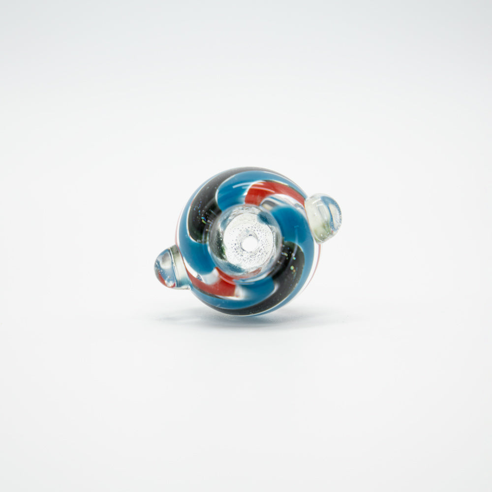 Inside Out Glass Cone - Blue (18mm) The Bong Shop
