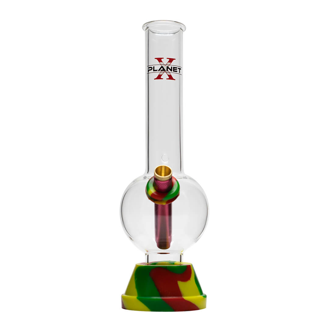 Zap Squash Glass Bong - Rasta