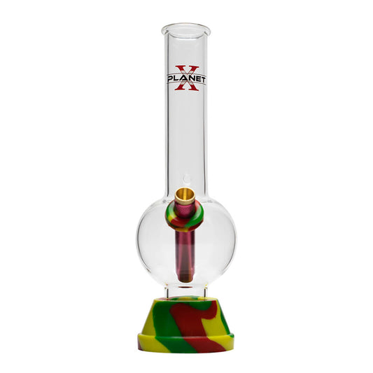 Zap Squash Glass Bong - Rasta