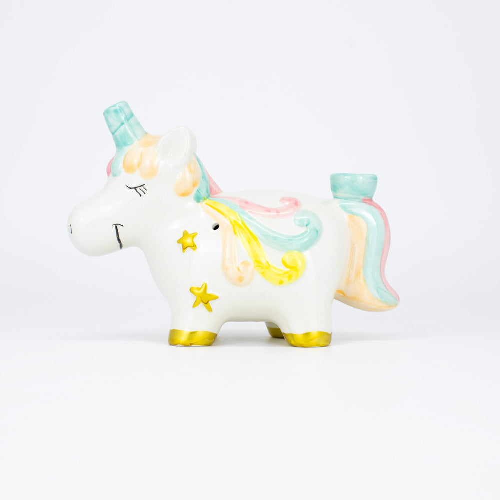 Unicorn Ceramic Dry Pipe The Bong Shop