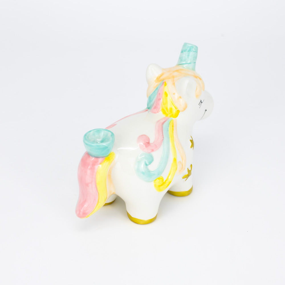 Unicorn Ceramic Dry Pipe The Bong Shop