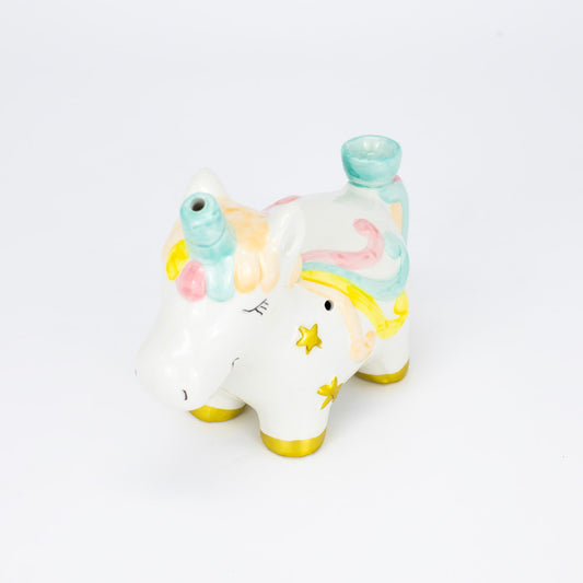 Unicorn Ceramic Dry Pipe The Bong Shop